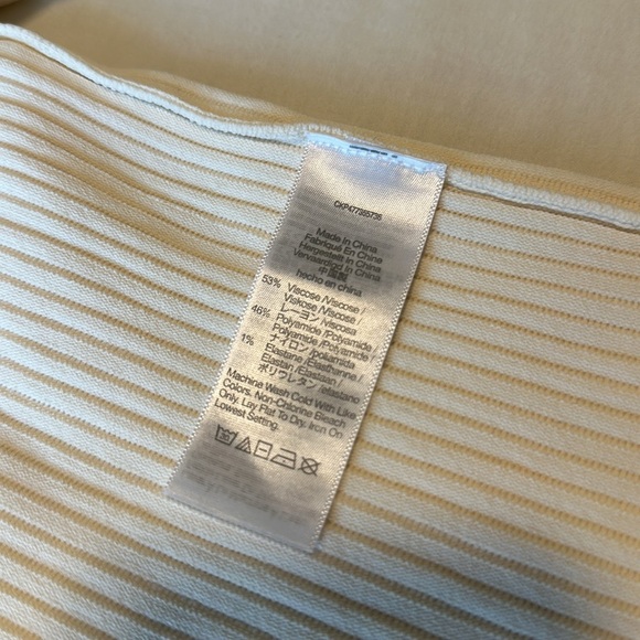 NWT Madewell ‘Ottoman Crop Sweater Tee’ in Ivory Size S - Picture 8 of 15